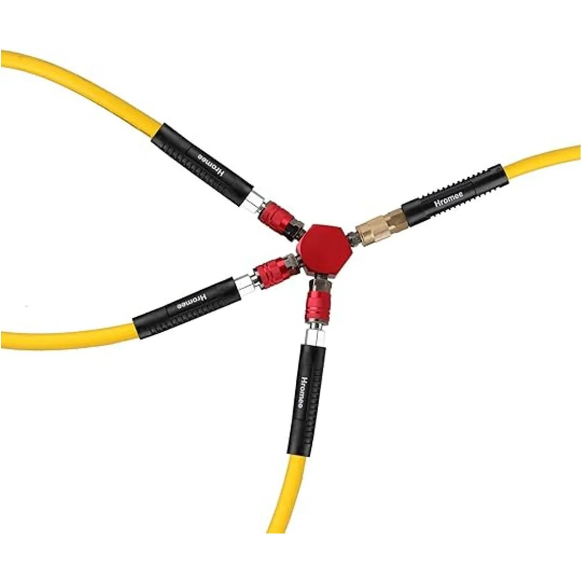 Hromee Colector de aire de 3 vías de aluminio industrial_7