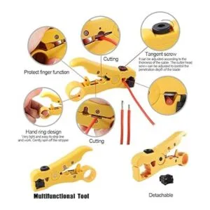 Glarks Kit de cortador de cable eléctrico de compresión_5
