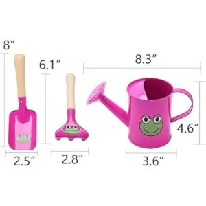 Sungmor Juego de herramientas de jardín para niños_7