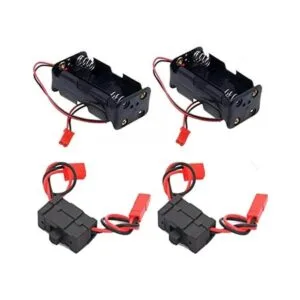 ShareGoo Juego de 2 receptores de batería con interruptor_1