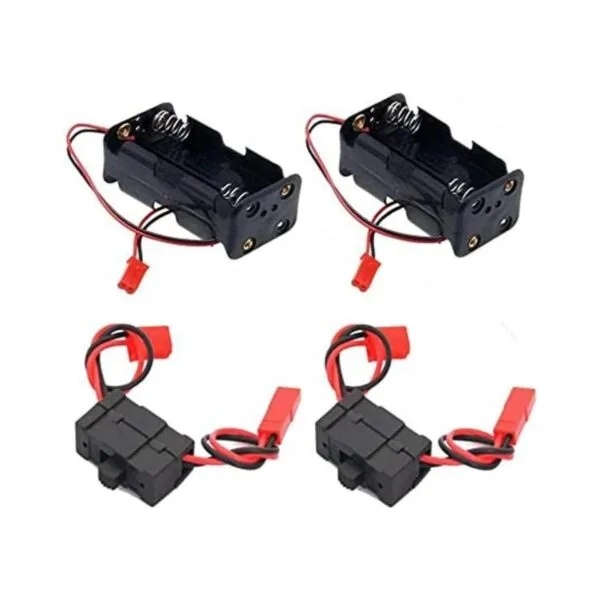 ShareGoo Juego de 2 receptores de batería con interruptor_1