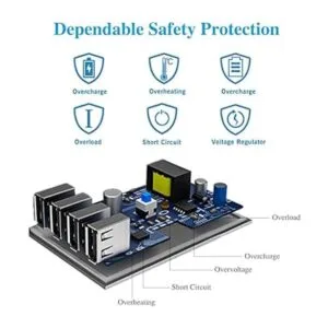 Estación de carga USB Base de carga 4 puertos Estación_5