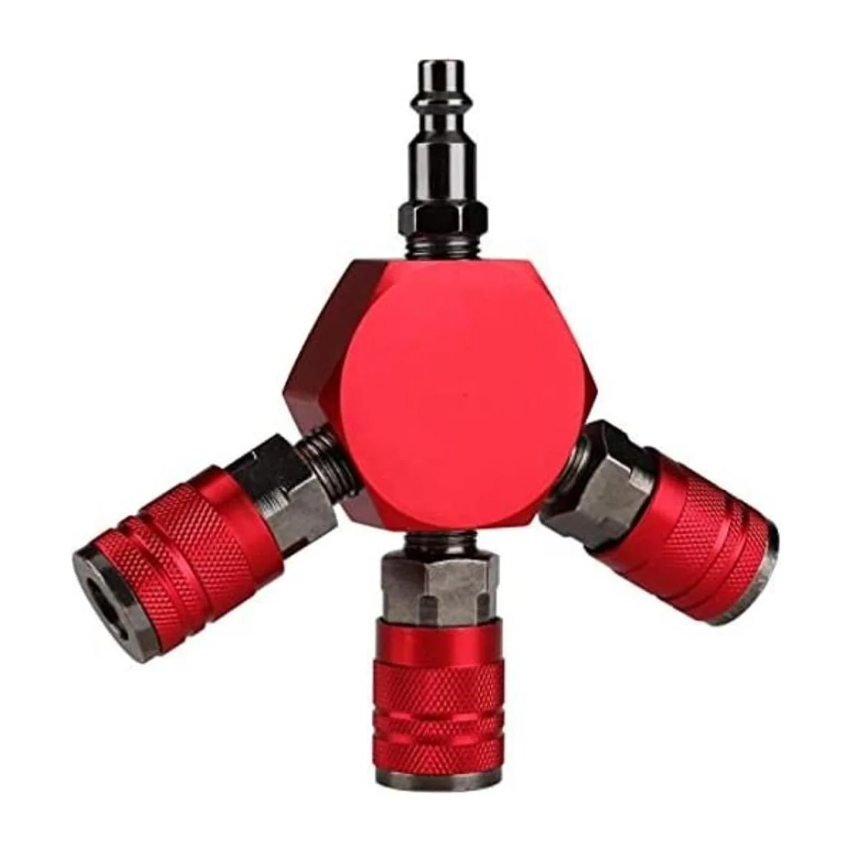 Hromee Colector de aire de 3 vías de aluminio industrial_1