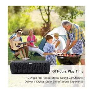 ABFOCE Altavoz solar Bluetooth portátil para exteriores_2