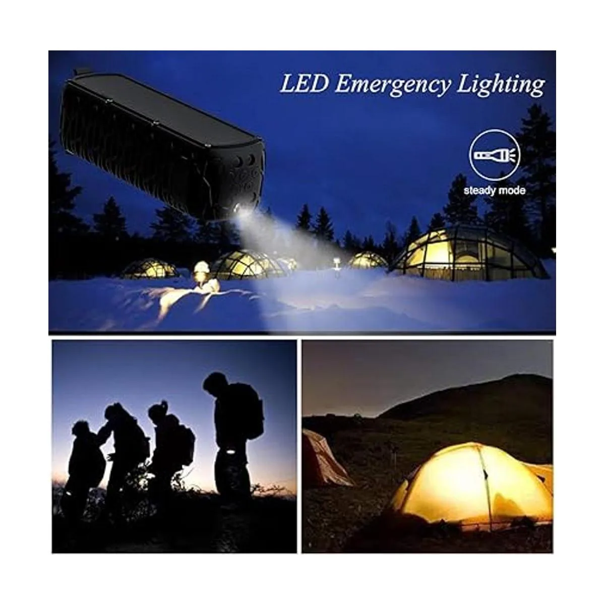 ABFOCE Altavoz solar Bluetooth portátil para exteriores_6