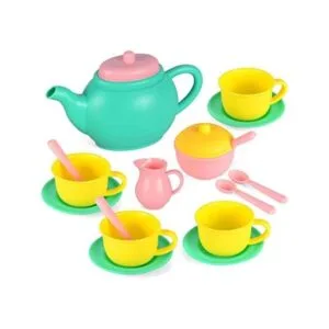 JOYIN Juego de té de 18 piezas de juego de simulación_1