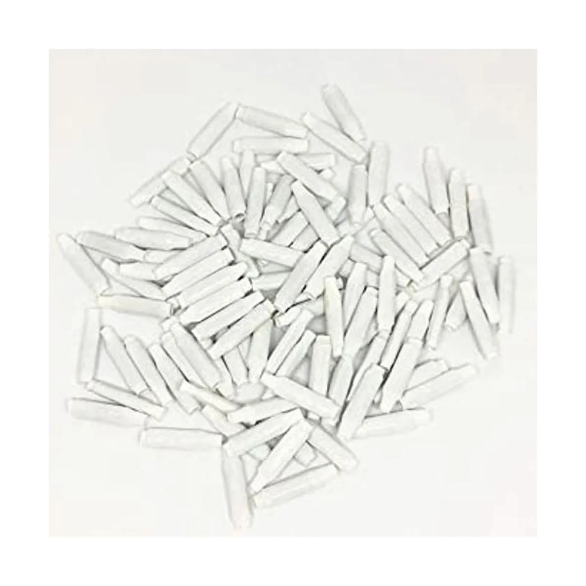 100 gorros blancos secos con conector B para alarma de_1