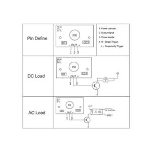 Stemedu HCSR501 PIR Módulo de detección de movimiento_5