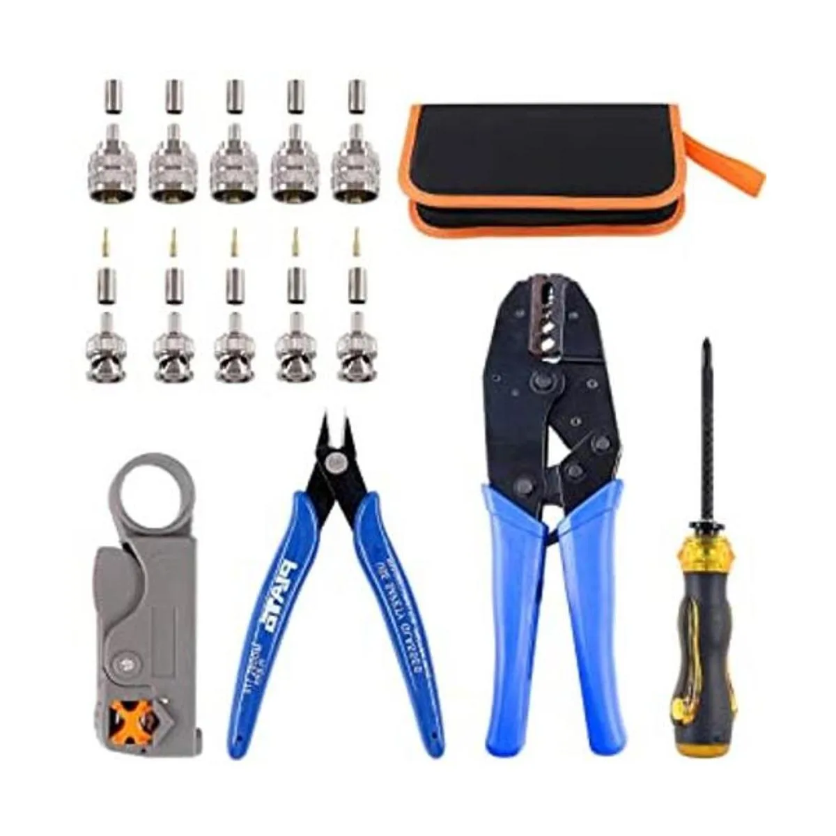 Glarks Juego de herramientas de cable coaxial herramienta_1