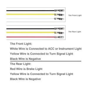 Kinstecks 4 luces direccionales de 12V para motocicleta_2