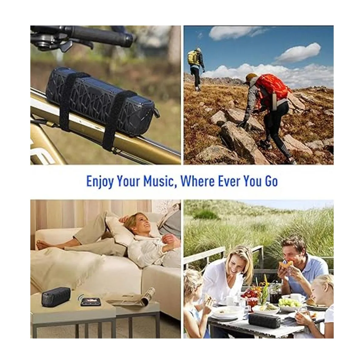 ABFOCE Altavoz solar Bluetooth portátil para exteriores_5