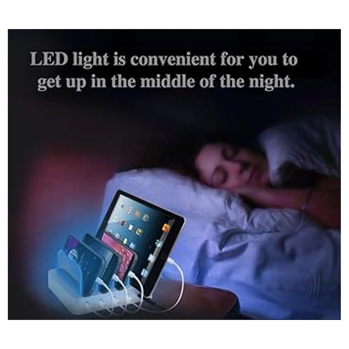 Estación de carga USB Base de carga 4 puertos Estación_6