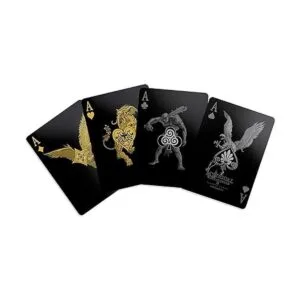 Gent Supply Juego de cartas de plástico impermeable para_5