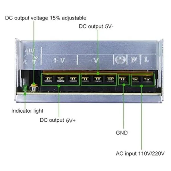 Aclorol Fuente de alimentación de 5 V 60 A 300 W 110 V_4