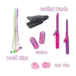 BETTINA Kit de juguetes de peluquería de belleza para_4