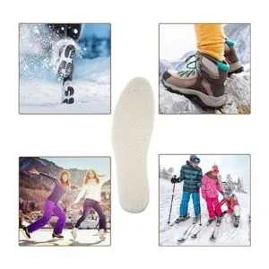 2 pares de plantillas de lana para zapatos de lana para_2