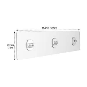 Orimade Paquete de 2 adhesivos de pared transparentes_2