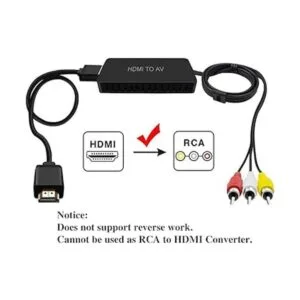 Dingsun Convertidor HDMI a RCA para TV antigua adaptador_5