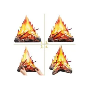 Papel de llama artificial de 12 pulgadas de alto con llama_3