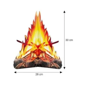 Papel de llama artificial de 12 pulgadas de alto con llama_2