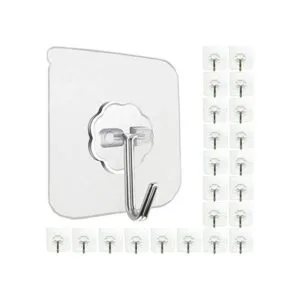 Jwxstore Ganchos de pared para colgar de 33 libras máx_1