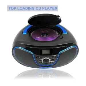 LONPOO Boombox de reproductor de CD sistema de sonido_5