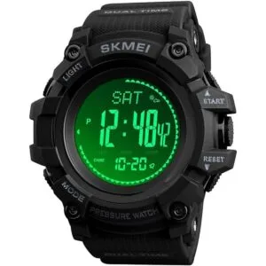 Mens Outdoor Sports Army Watches Pedometer Calories_1