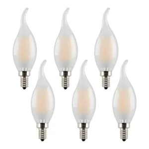 Panledo Bombilla LED Candelabra de 6 W regulable_1