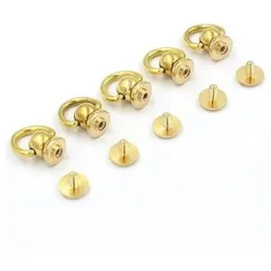 DGOL 10 juegos de tornillos de latón con remaches de clavo_4