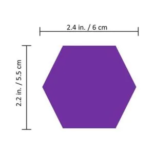 Exquiss Papel de seda hexagonal 2.36 pulgadas 1200_2