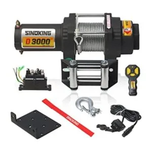 Sinoking 12 V CC 3000 LB UTV ATV Cabrestante con cable de_1