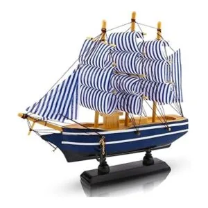 Dedoot Decoración de modelo de velero decoración náutica_2