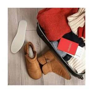 2 pares de plantillas de lana para zapatos de lana para_3