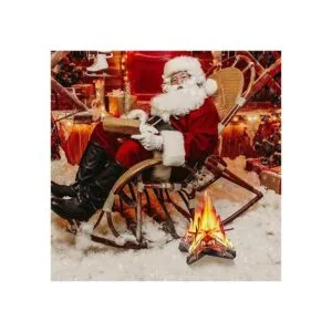 Papel de llama artificial de 12 pulgadas de alto con llama_7