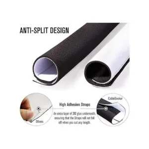 Fundas de gestión de cables paquete de 12 correas_3