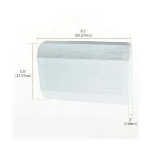 Newhouse Hardware CHM3D Campanilla de puerta color blanco_3