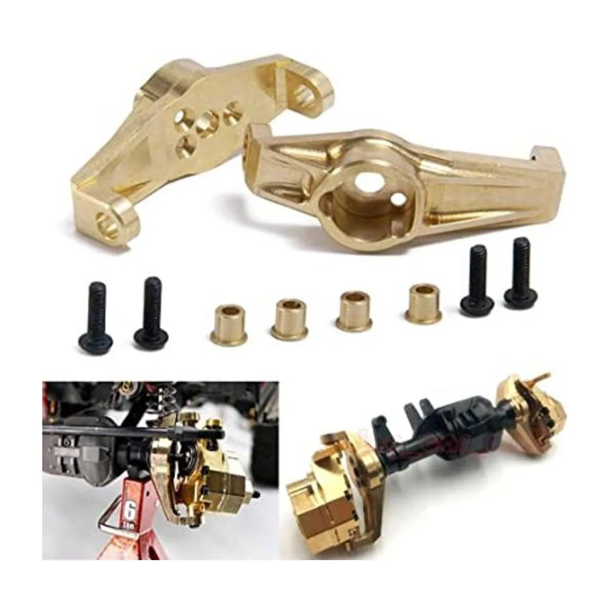 1 par de latón delantero CHub portador 2.40 oz_1