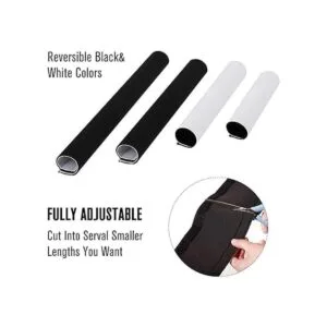 Fundas de gestión de cables paquete de 12 correas_5