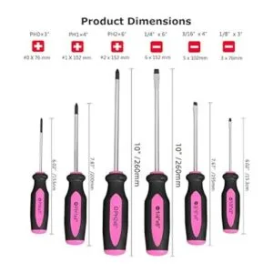 Juego de destornilladores magnéticos 6 destornilladores_5