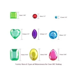 Anezus 1126 calcomanías de diamantes de imitación_4