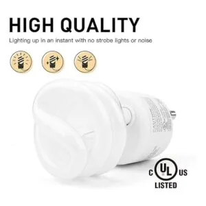 Bombillas fluorescentes compactas JACKYLED GU24 CFL con_2