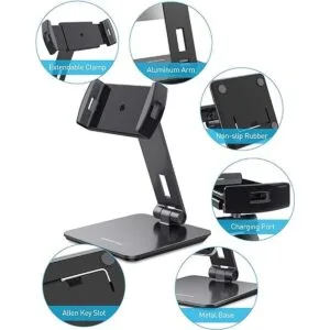 AboveTEK Soporte de aluminio para tablet de kiosco de_5