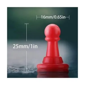 Shappy 32 piezas de ajedrez de plástico multicolor para_2