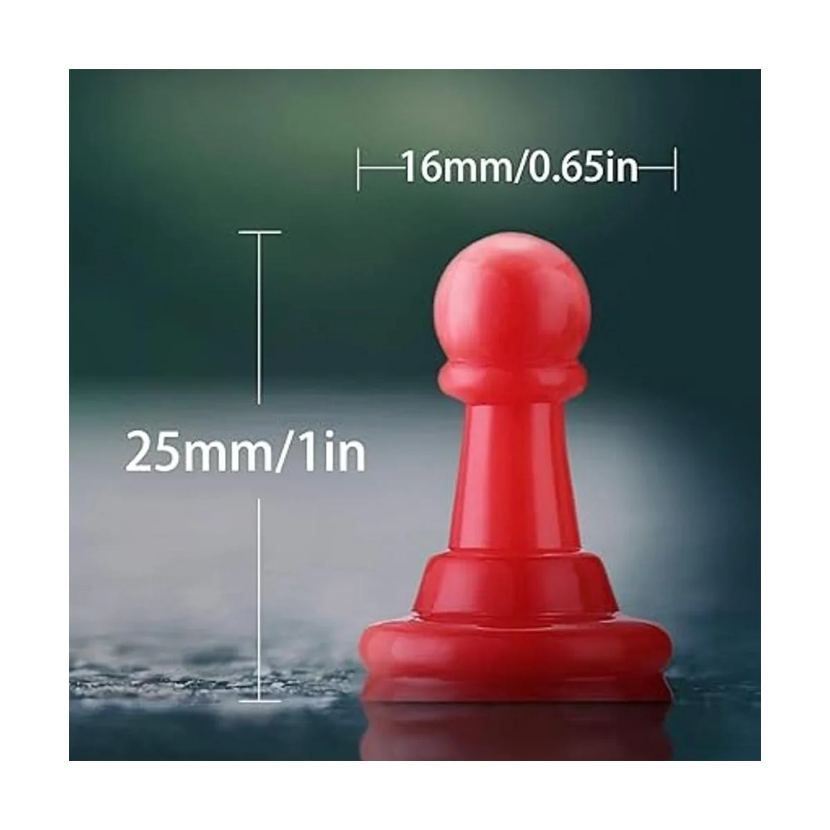 Shappy 32 piezas de ajedrez de plástico multicolor para_2