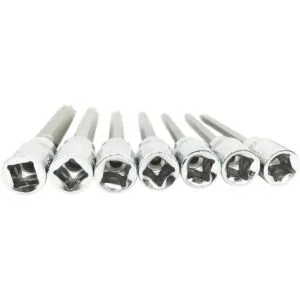 Juego de llaves Torx Star extra largas de 7 piezas T25T60_4