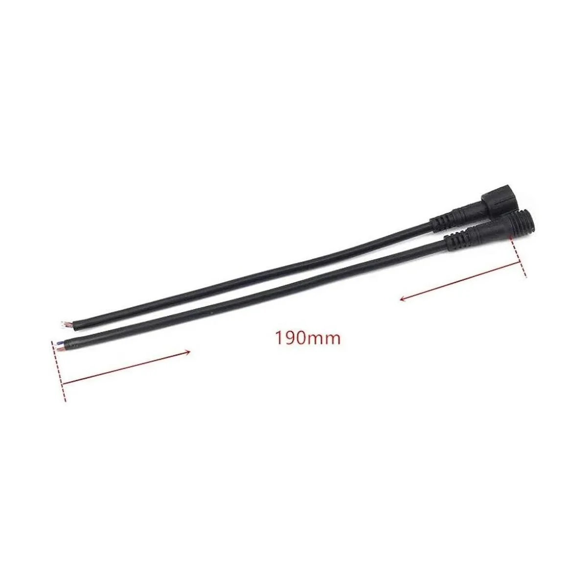 6 pares de cables de conector negro de 4 pines_4