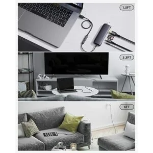 Faracent Cable de extensión USB tipo C 6 pies USB 3.1_2