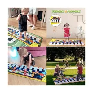 Cyiecw alfombra musical de piano para tocar y bailar con_2