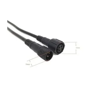 6 pares de cables de conector negro de 4 pines_5