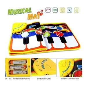 Cyiecw alfombra musical de piano para tocar y bailar con_5